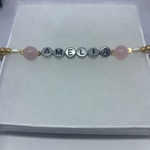Name Personalized Bracelet for women Girls - Infant Baby Toddler Teen gift
